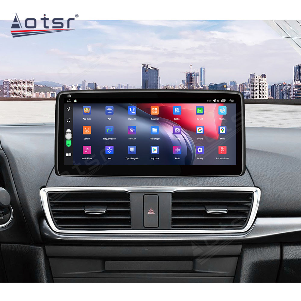 Android 10.0 multimedia player with GPS navigation stereo main unit DSP  6GB + 128GB suitable for Mazda3 anksila-Aotsr official website