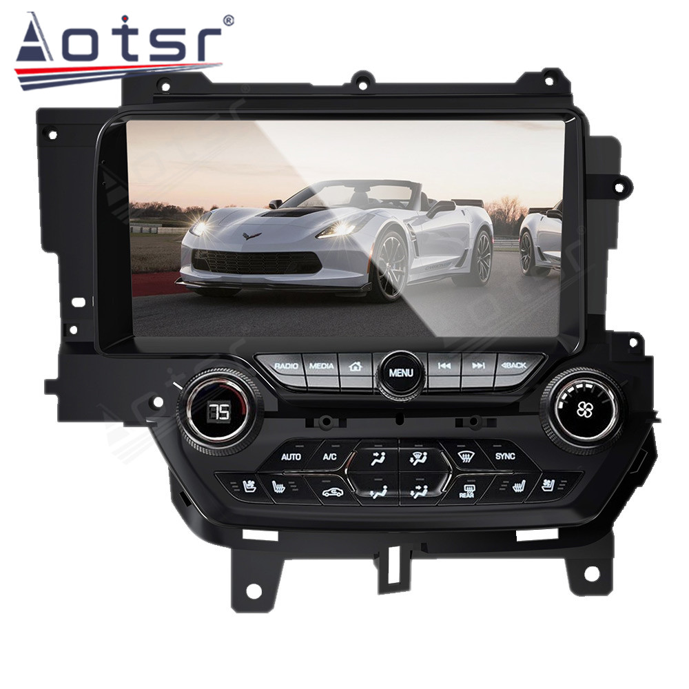 Android 11.0 For Chevrolet Corvette C7 2013-2019 Auto Car Radio 128G Multimedia Player GPS Navigation Touch Screen Head Unit DSP