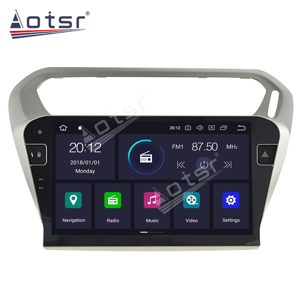 Android 11 PX6 Car GPS Navigation DVD Player For  Peugeot 301 2013 2014 2015 2016 Bluetooth 5.0 Auto Stereo Radio Multimedia Player HeadUnit -Aotsr official website