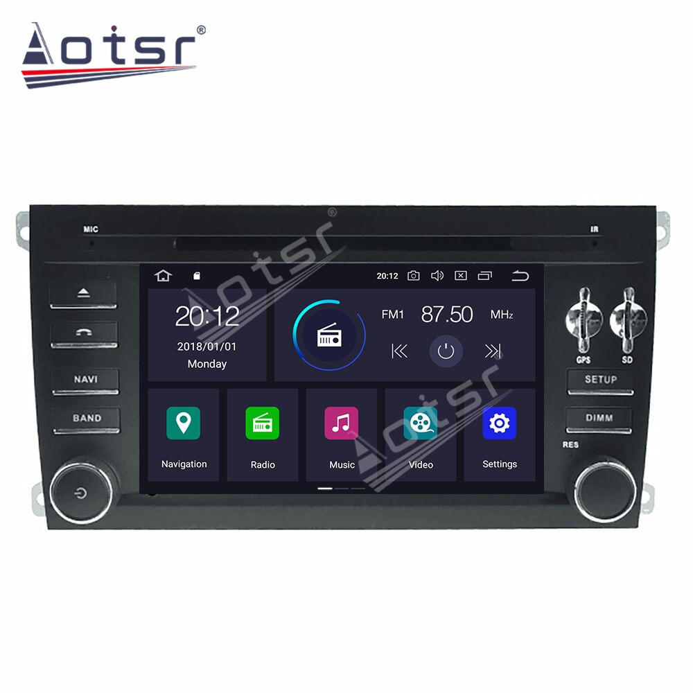 Android 10.0 4GB+64GB DSP Car Multimedia Radio Player For Porsche Cayenne 2003-2010 Car GPS Navigation Unit Radio Tape Recorder-Aotsr official website