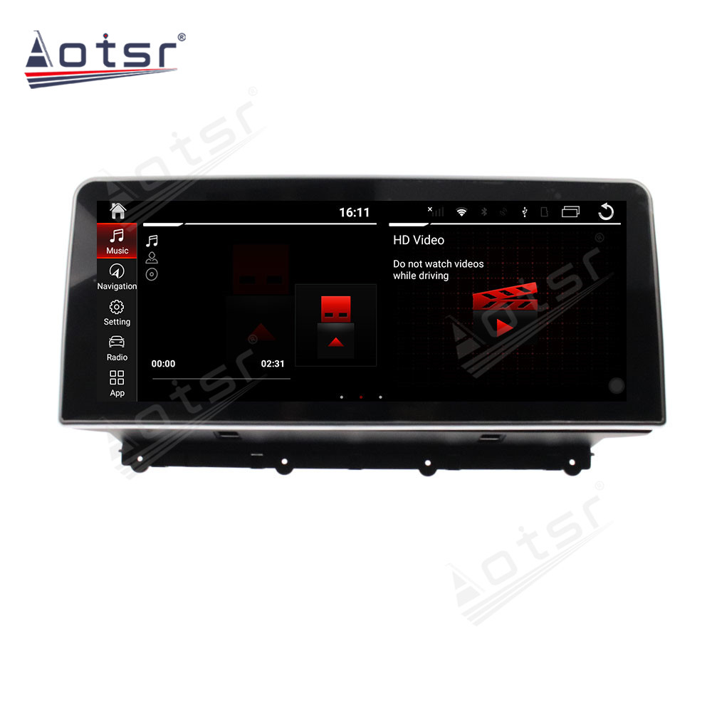 Android 10.0 multimedia player with GPS navigation stereo main unit DSP  8GB + 128GB suitable for 12.3 BMW X3 11-17 BMW X4 14-18-Aotsr official website