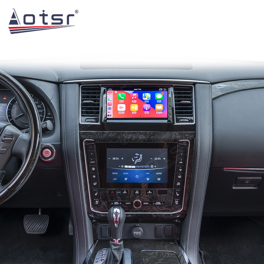 Double Screen Android 11 Auto Tesla Car Radio For NISSAN PATROL Y62 2010+ Multimedia Player GPS Navigation Headunit Aircon Board-Aotsr official website