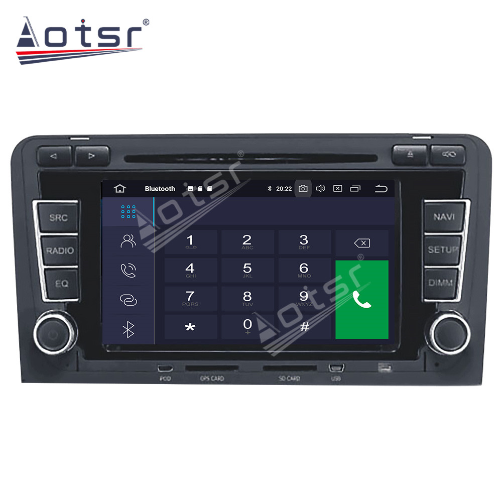 For AUDI A3 2003-2013 Android 11.0 Multimedia Player 128G with GPS navigation suitable for Audi stereo main unit DSP Carplay -Aotsr official website