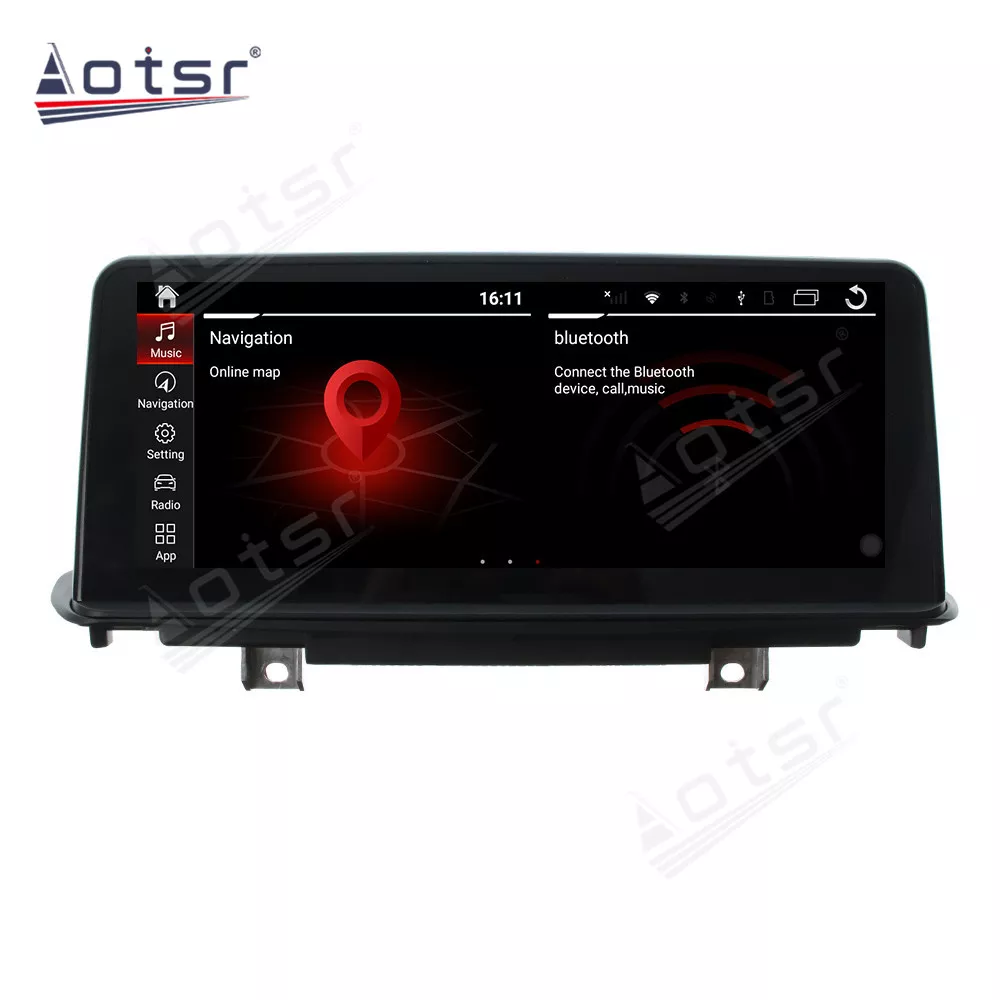 10.25 Inch Android System For BMW X5 X6 F15 E70 E71 2006-2020 Multimedia Player with GPS Navigation Stereo Main Unit DSP  8GB+256GB