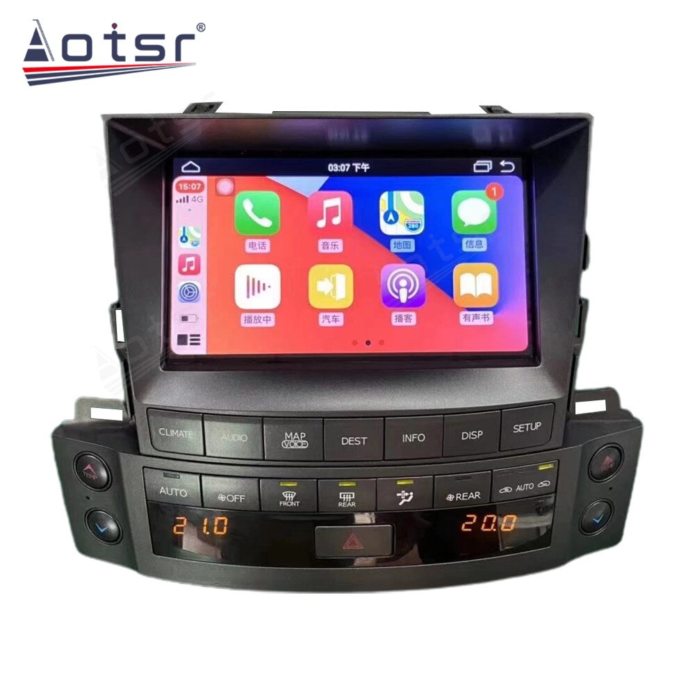 64G For Lexus LX570 2007 - 2015 Android 10 Car Multimedia Auto Audio Radio Player Stereo GPS Navigation Head Unit 1 Din Carplay-Aotsr official website