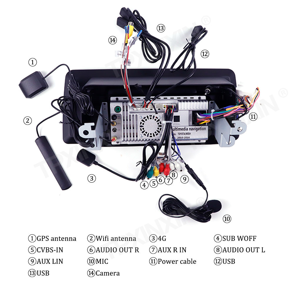 Android 10 Car Multimedia Player Bluetooth 5.0 GPS Navigation Radio Tape Recorder For Toyota Camry 2021 Head Unit Autoradio-Aotsr official website