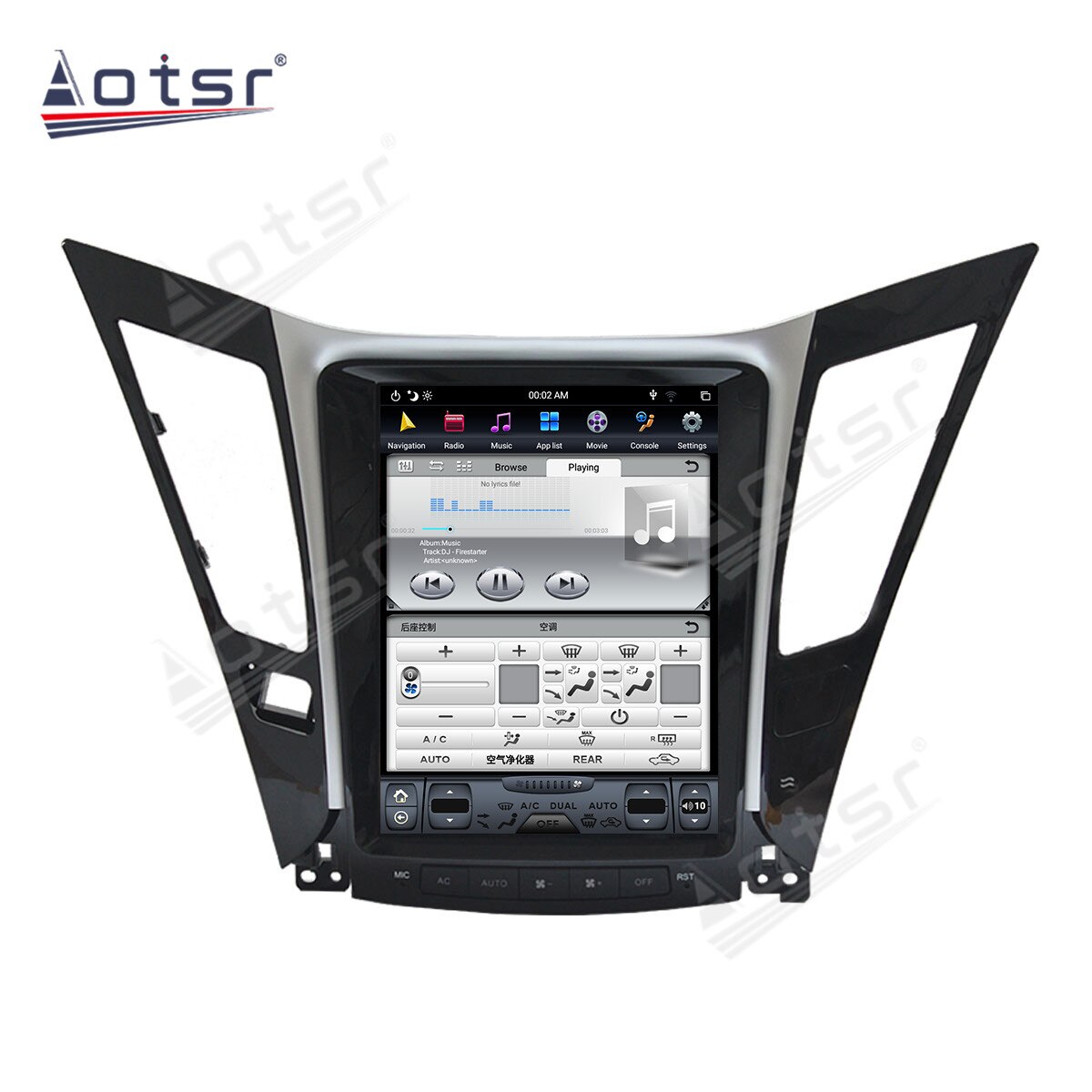Android 9.0 128G PX6 Tesla Styel Screen For Hyundai Sonata 8 2012 - 2014 Auto Radio Stereo Car Multimedia Player GPS Navigation-Aotsr official website