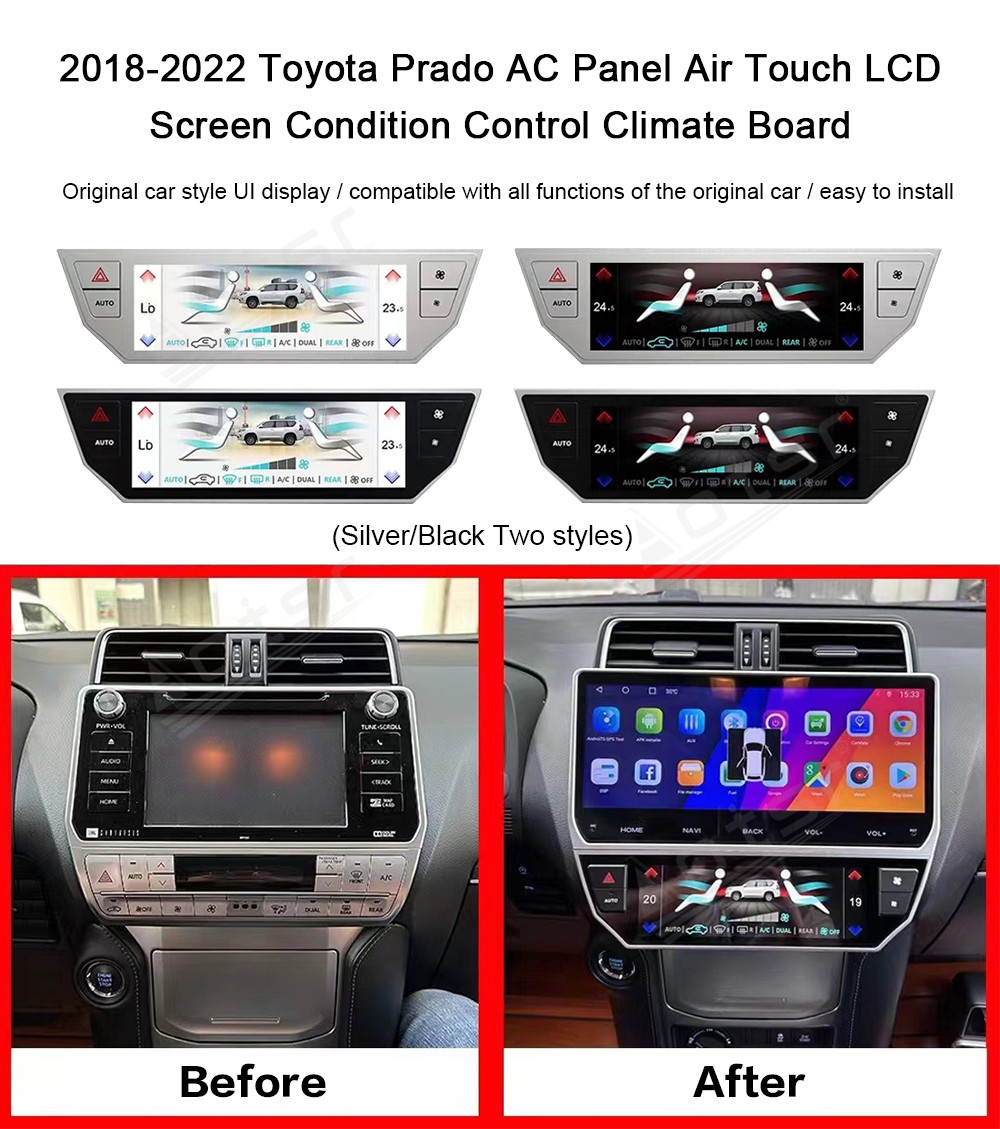 Digital AirCon AC/C Panel For Land Rover Range Rover Vogue LWB L405 2013  2014 2015 2016 2017 Touch LCD Air Conditioner Screen