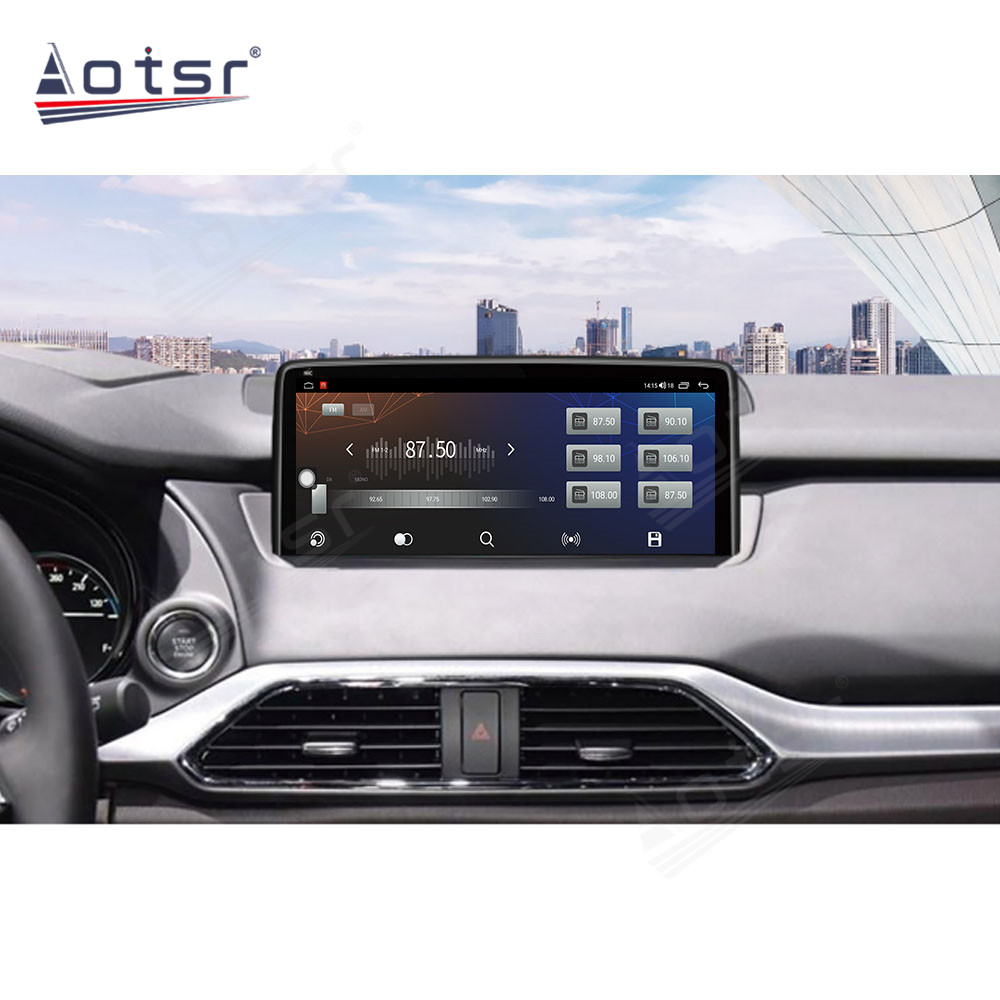 Android 10.0 multimedia player with GPS navigation stereo main unit DSP  6GB + 128GB suitable for Mazda CX-9 2016-2021