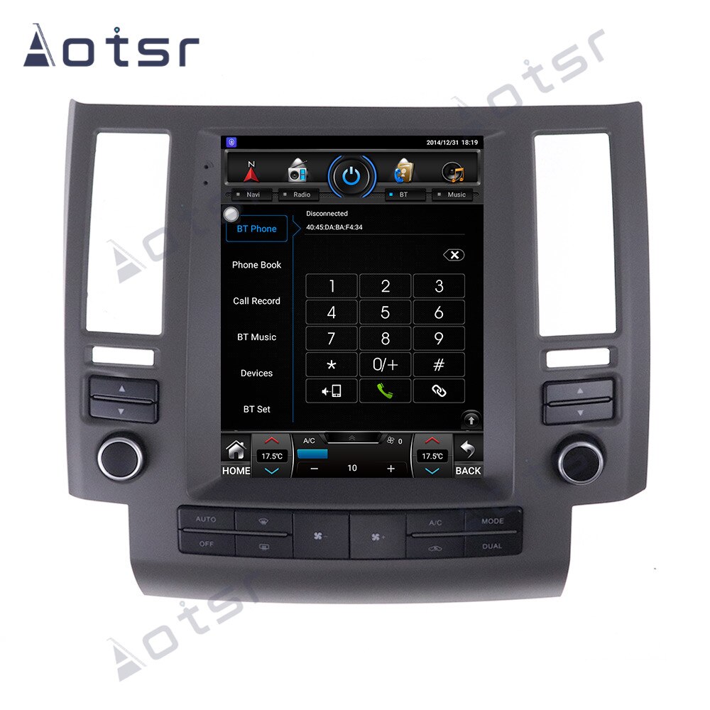 Android 11 128G Tesla Style GPS Navigation For Infiniti FX35 FX45 FX25 FX37 2003 2004 - 2006 Auto Radio Stereo Multimedia Player-Aotsr official website
