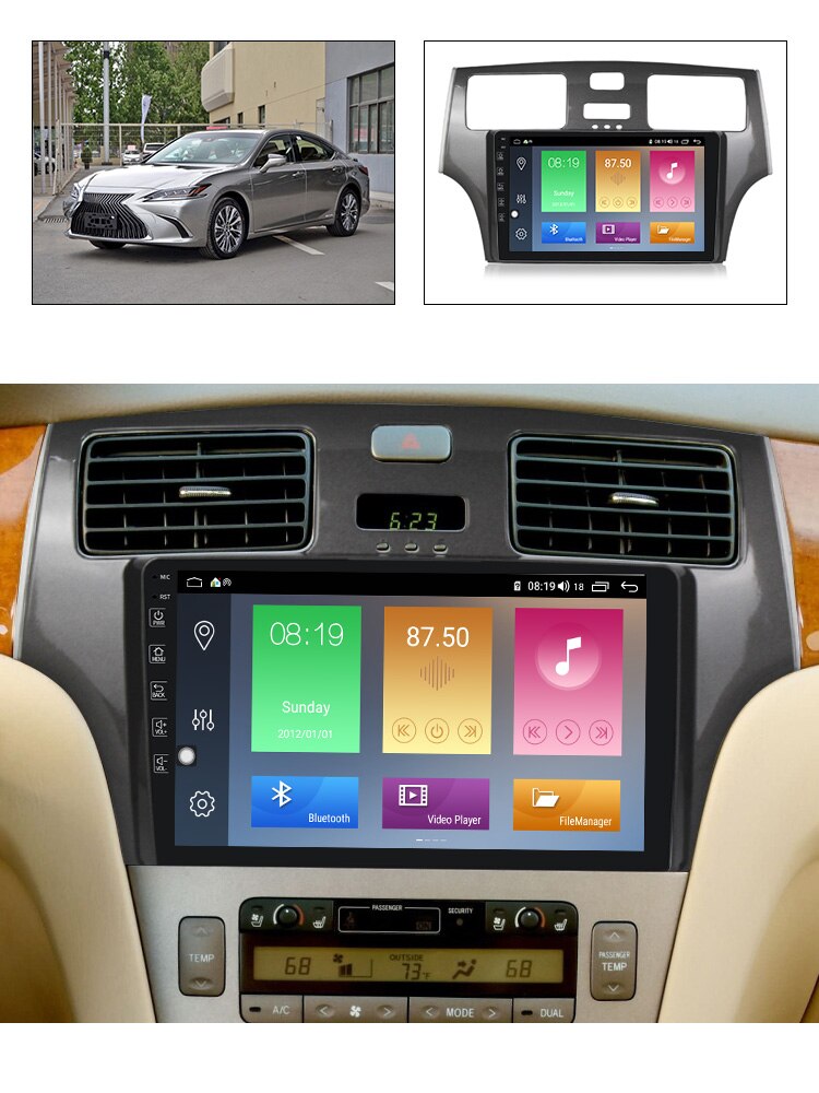Car GPS Navigation For Lexus ES250 ES300 ES330 2001 - 2006 Android Radio Recorder Multimedia 128GB Carplay DVD Video Player HD-Aotsr official website