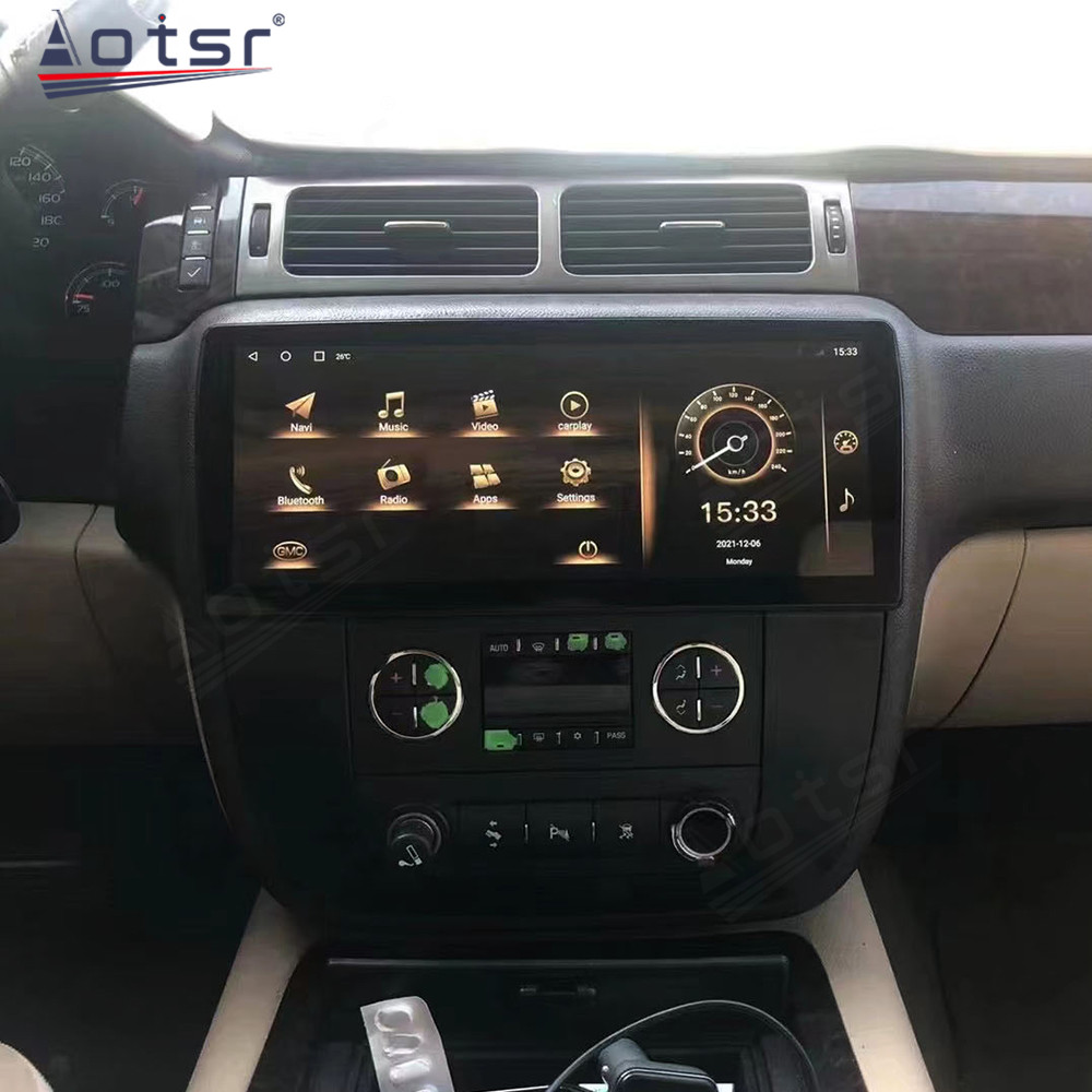 6+128GB Android Auto Stereo For GMC SIERRA 2007-2013 Audio 2 Din Car Radio DVD Multimedia Player GPS Navigation Head Unit DSP Carplay-Aotsr official website