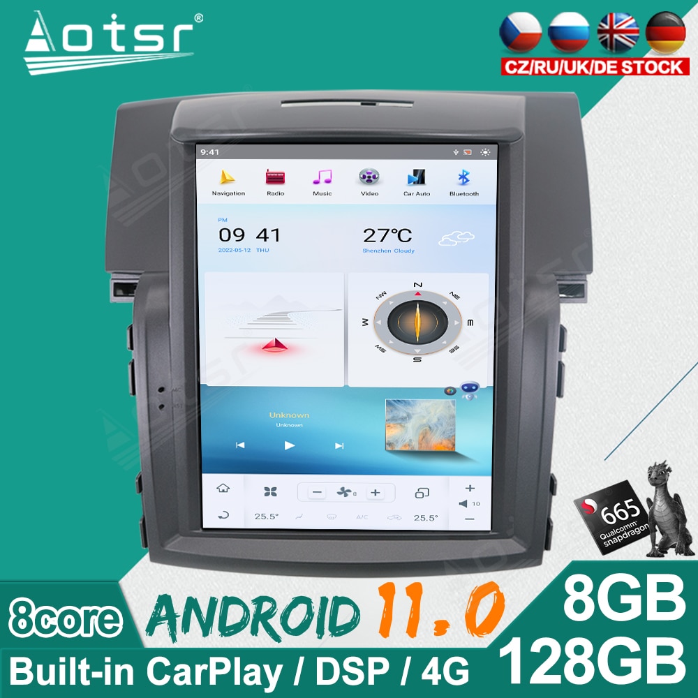 2 din Android 11 Qualcomm Snapdragon 665 Car Radio For Honda CR-V 4 RM RE 2012 - 2016 GPS Navigation Multimedia Player Head Unit