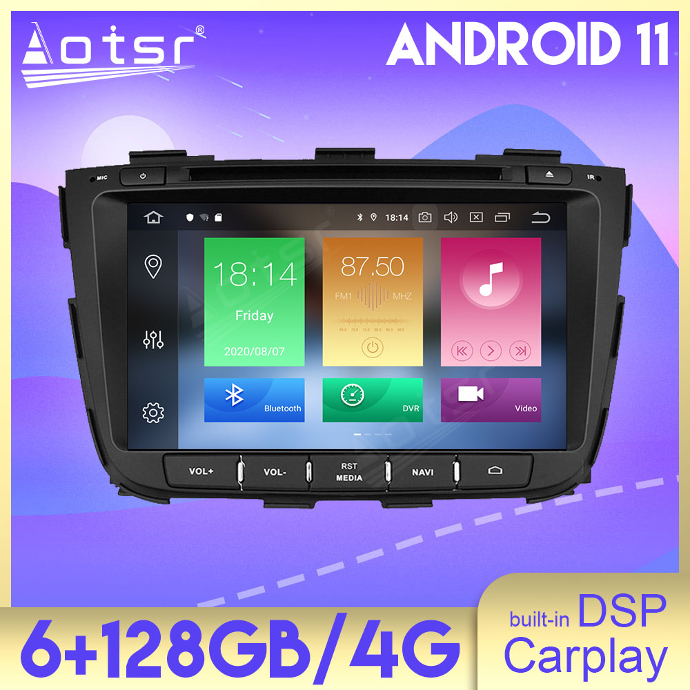 Android 11 Auto Stereo 6+128GB DSP Carplay GPS Navigation For Kia Sorento 2012-2015 Multimedia Car Radio Player Head Unit-Aotsr official website