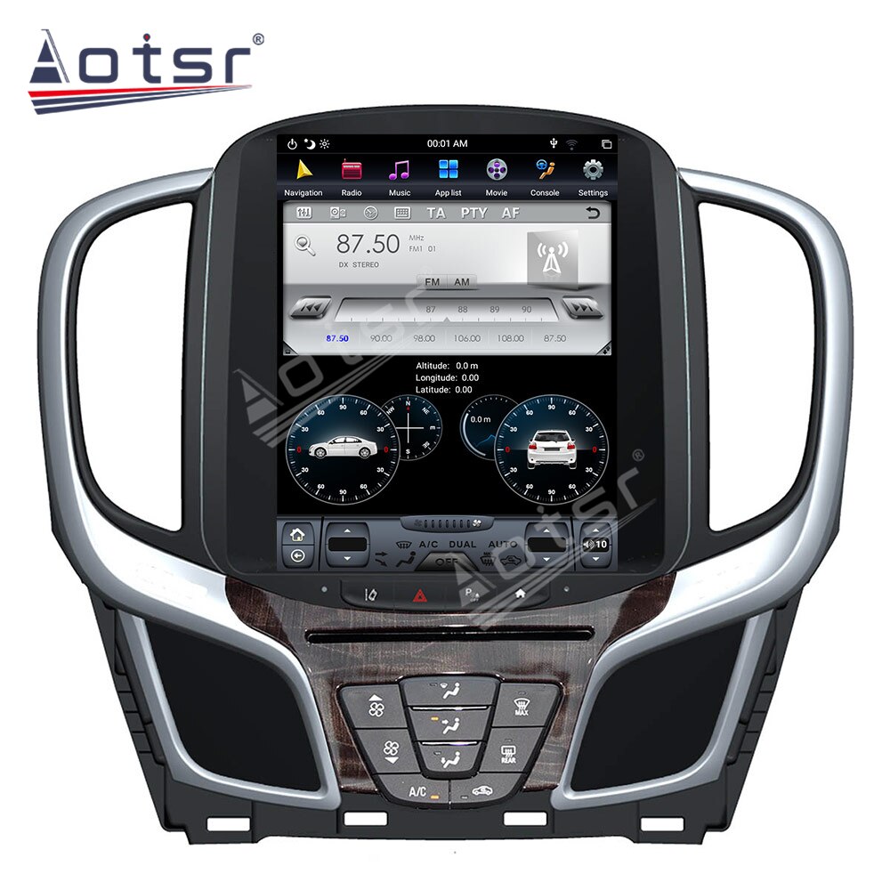 For Buick lacrosse 2015+ Vertical Screen Android 9.0 64G PX6 Car Audio Car GPS Navigation Head Unit Multimedia Player Auto Radio-Aotsr official website