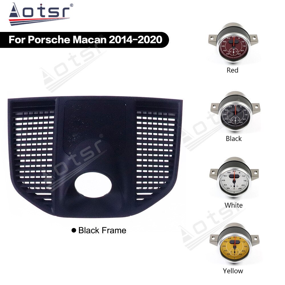 Car Stopwatch Clock Compass for Porsche Macan 2014-2020 Interior Dashboard Meter  Time Electronic  Accessional-Aotsr official website