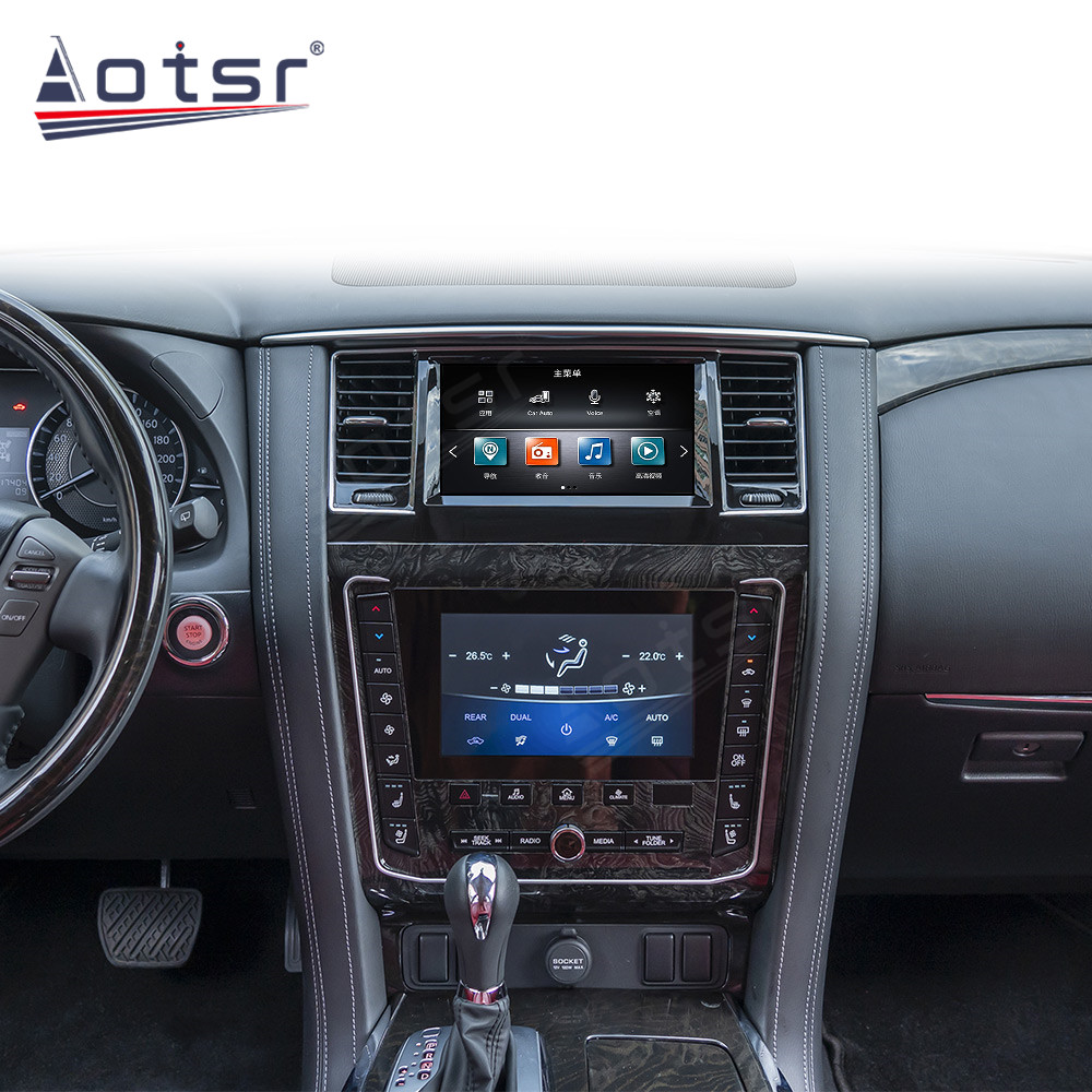Double Screen Android 11 Auto Tesla Car Radio For NISSAN PATROL Y62 2010+ Multimedia Player GPS Navigation Headunit Aircon Board-Aotsr official website