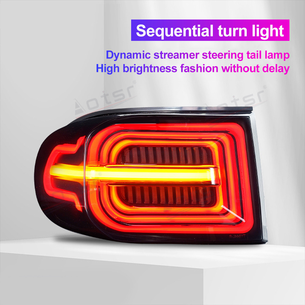2PCs Car Tail Lamps Assembly For Toyota FJ Cruiser 2007-2020 LED Light