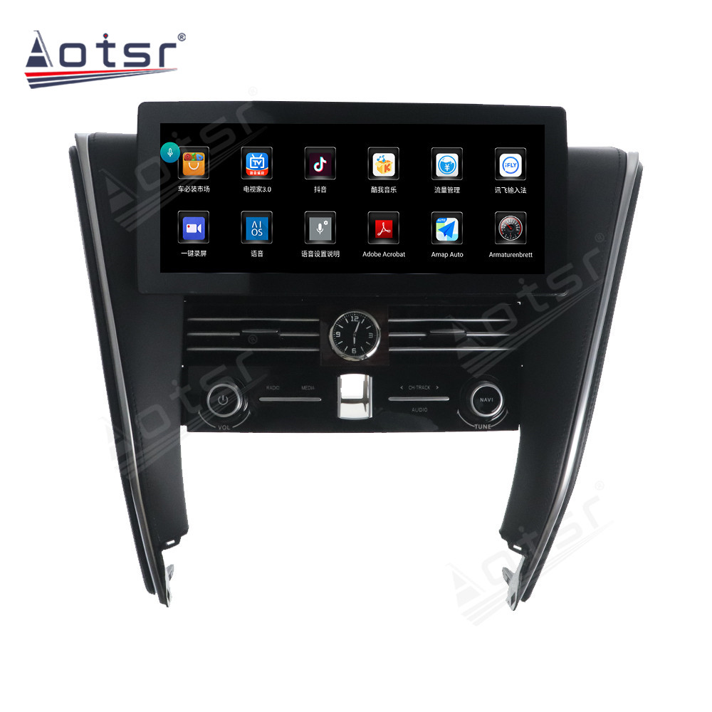 Android 12 Auto For Toyota Alphard 30 2015 - 2020 Head Light Dashboard