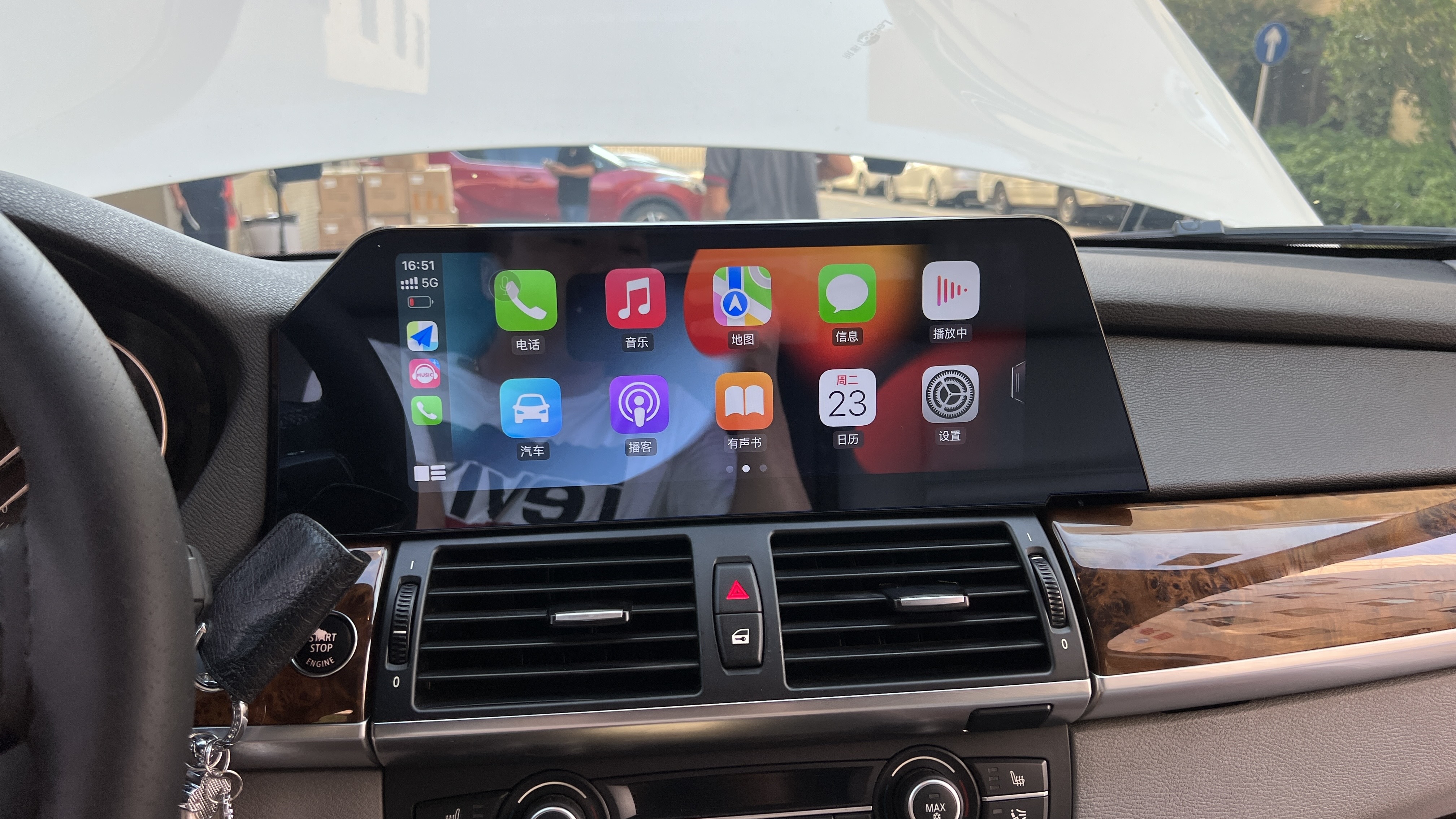 12.3 Blade Screen For BMW X5 X6 E70 E71 F15 F16 2007-2013 2014-2017CIC NBT Android 11 Car Radio GPS Navigation Multimedia Player Head Unit