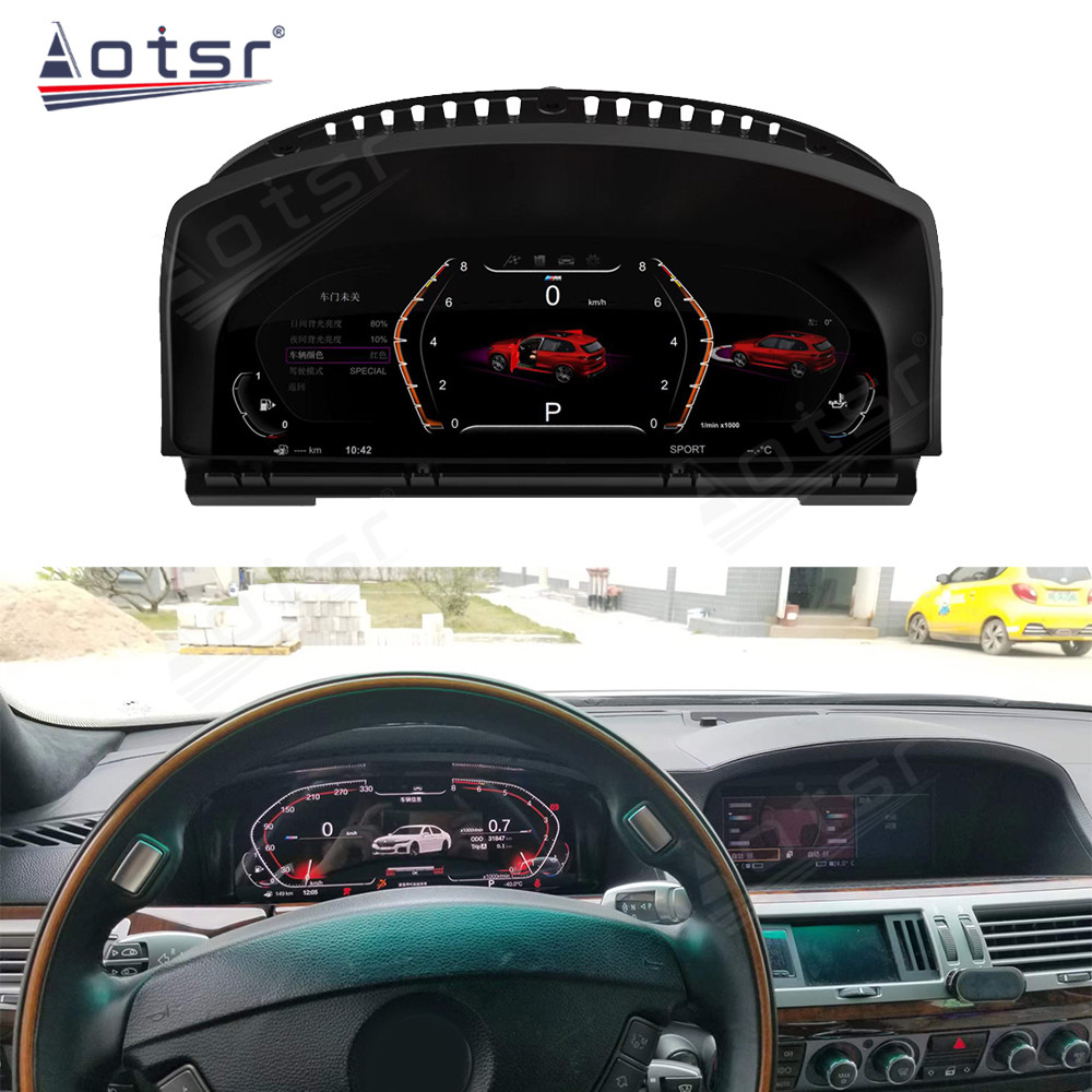 Car Screen Digital Cluster For BMW series7 F01 F02 2009-2015 LCD Dashboard Instrument Panel GPS Navigation Multimedia Player Headunit