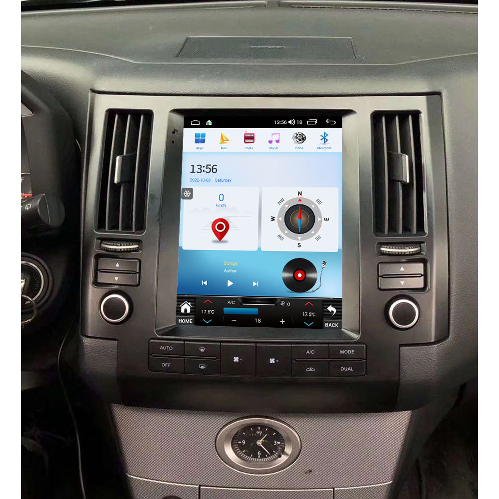 Android 11 128G Tesla Style GPS Navigation For Infiniti FX35 FX45 FX25 FX37 2003 2004 - 2006 Auto Radio Stereo Multimedia Player