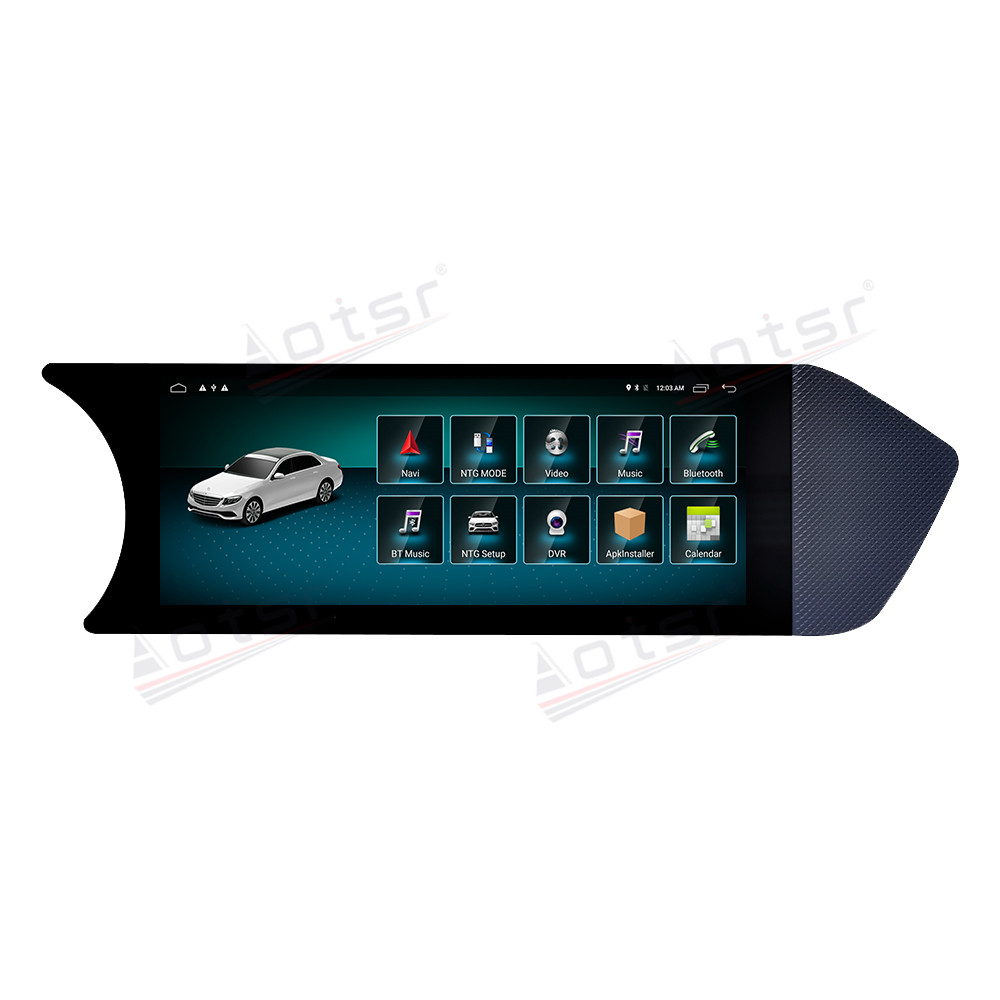 Android 12 Car multimedia player head unit For Mercedes Benz C Class W204 2011 - 2014 NTG 4.5 Radio stereo Audio gps tape recorder