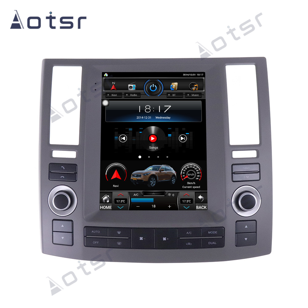 Android 11.0 multimedia player with GPS navigation stereo main unit DSP Carplay 6GB + 128GB suitable for Infiniti FX35 FX45 2006-2009-Aotsr official website