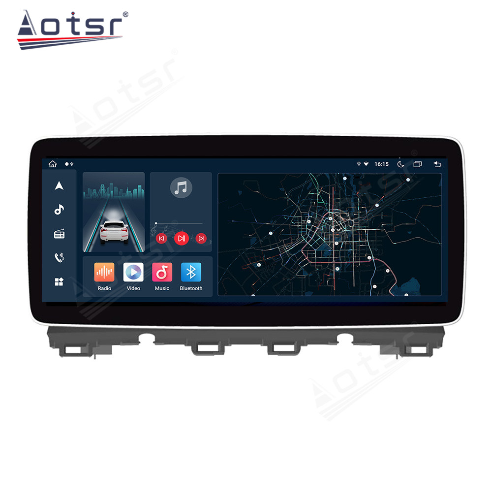 12.3 Inch Android 11 Auto For Mazda CX-4 2017-2021 Car Multimedia Player GPS Navigation Auto Radio Stereo Head Unit 
