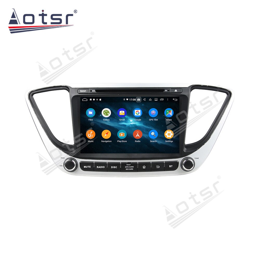 Android 10 Car Radio Tape Recorder Audio Multimedia Player Stereo For Hyundai Solaris Accent Verna 2017 2018 GPS Navi Head Unit-Aotsr official website