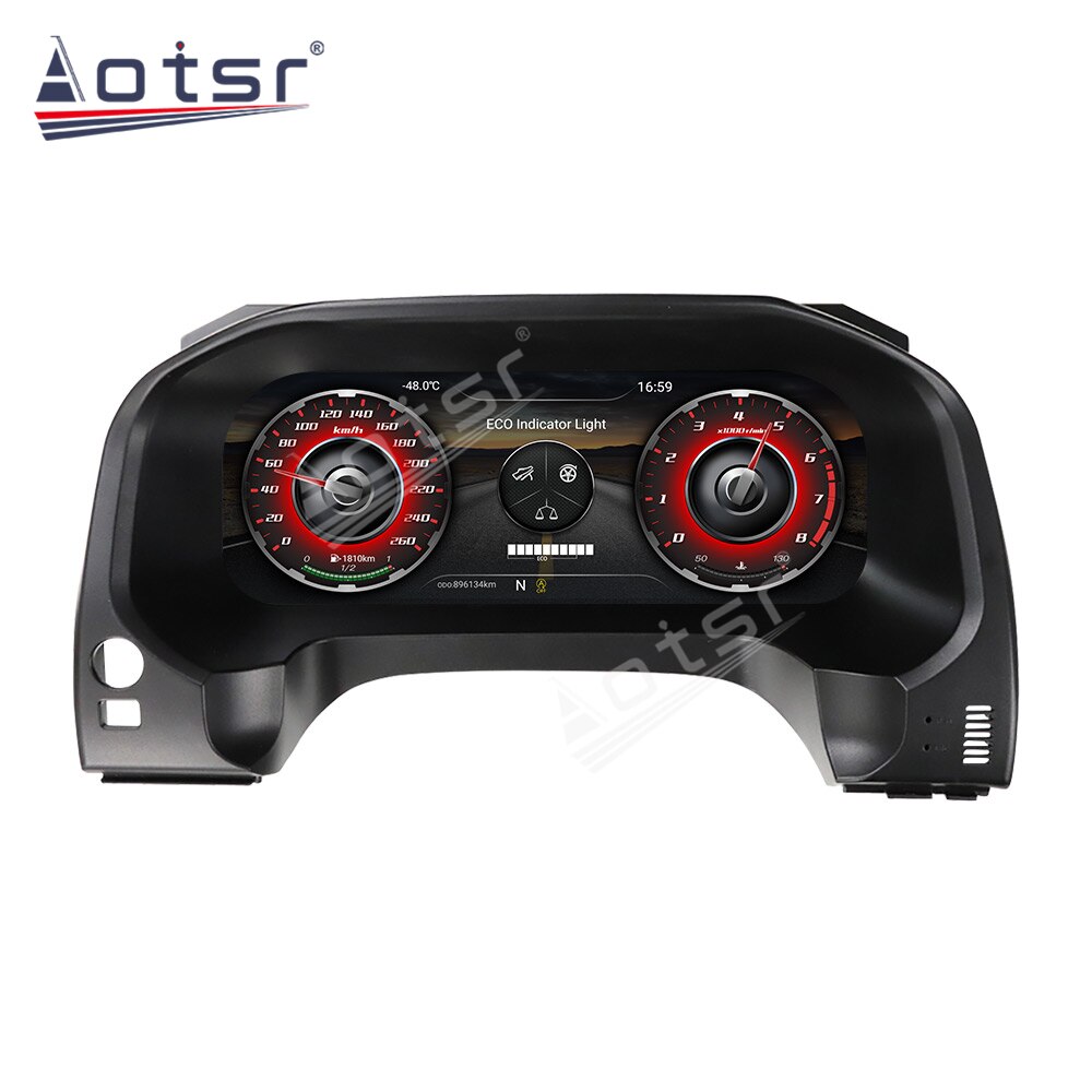 For Toyota Land Cruiser Prado LC200 Car LCD Cluster Instrument Multimedia Dashboard Modification Android GPS Navigation-Aotsr official website