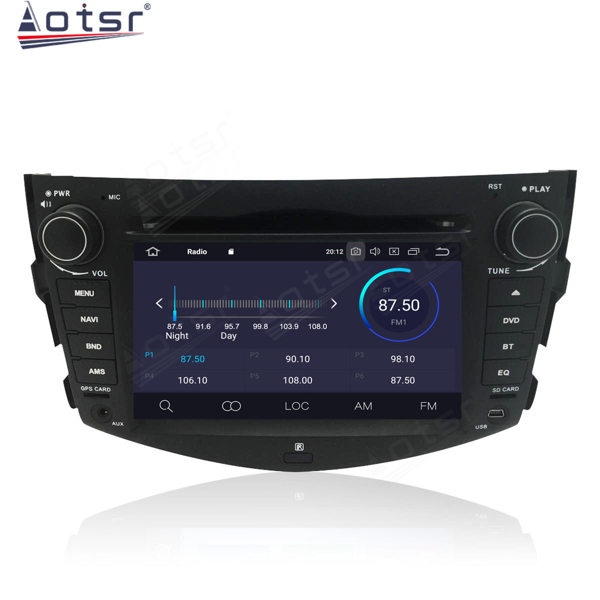 6+128GB Android 11 Auto Stereo DSP Carplay For Toyota RAV4 2006 2007 2008 2009 2010 2011 2012 Multimedia Car Radio Player GPS Navigation Head Unit-Aotsr official website
