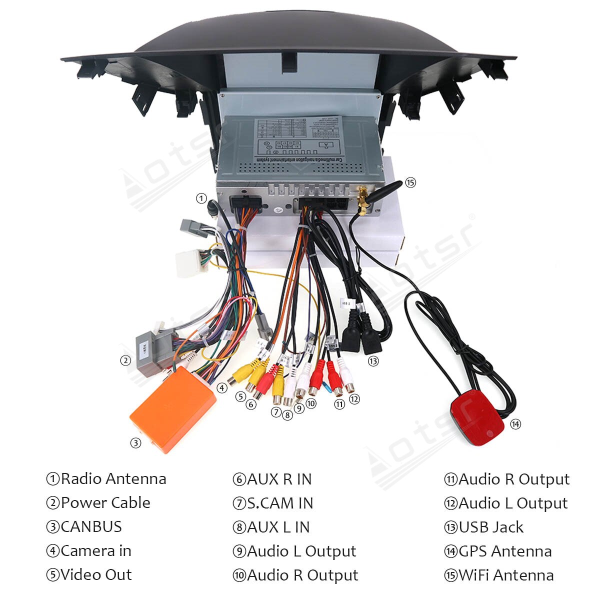 For Honda CRV 2012 2013 2014 2015 2016 Android Radio Multimedia Car Cassette Recorder Stereo Player Tesla GPS Navi PX6 Head Unit-Aotsr official website