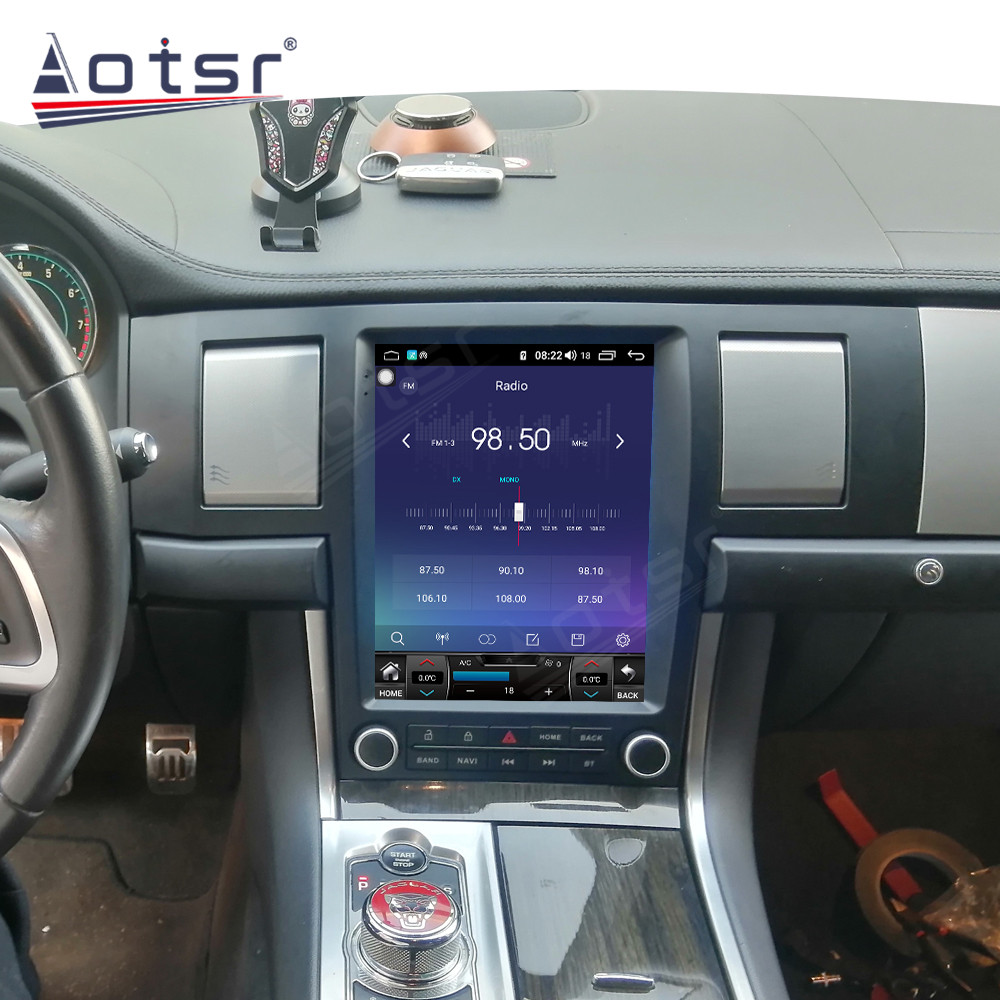 Android 11.0 multimedia player with GPS navigation stereo main unit DSP Carplay 6GB + 128GB suitable for Jaguar XF 04-15 black-Aotsr official website