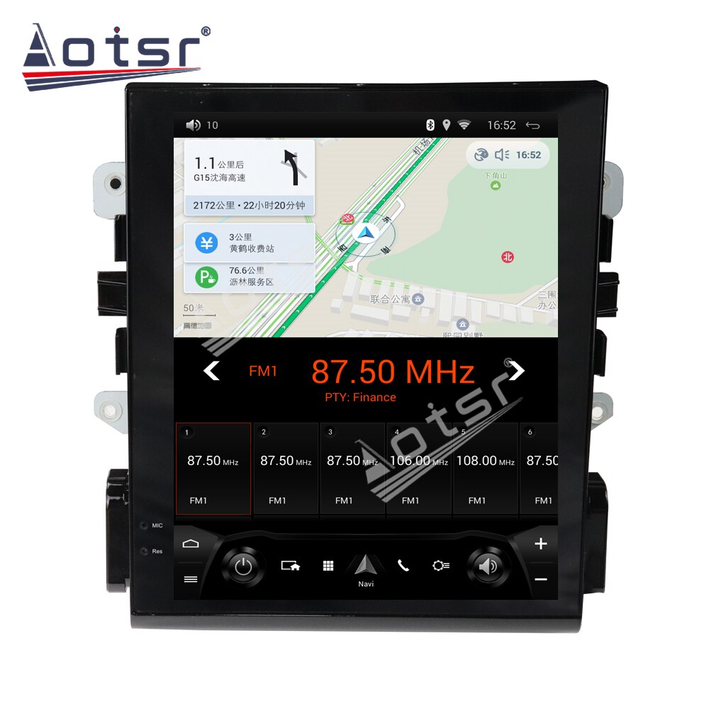 For Porsche Macan 2017-2019 Tesla Big Screen Car Radio GPS Navigation Android Multimedia Audio DVD Player Auto Stereo Head Unit-Aotsr official website
