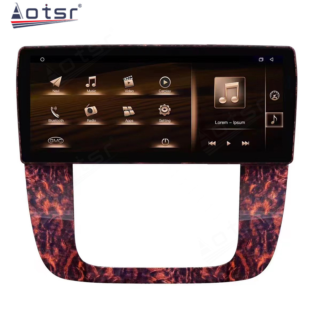 6+128GB Android Auto Stereo For GMC SIERRA 2007-2013 Audio 2 Din Car Radio DVD Multimedia Player GPS Navigation Head Unit DSP Carplay-Aotsr official website