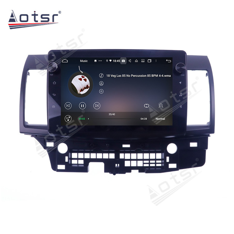 10 Inch Android 10.0 Auto Stereo For Mitsubishi Lancer 2007-2015 Audio Car Radio DVD Multimedia Player GPS Navigation Head Unit