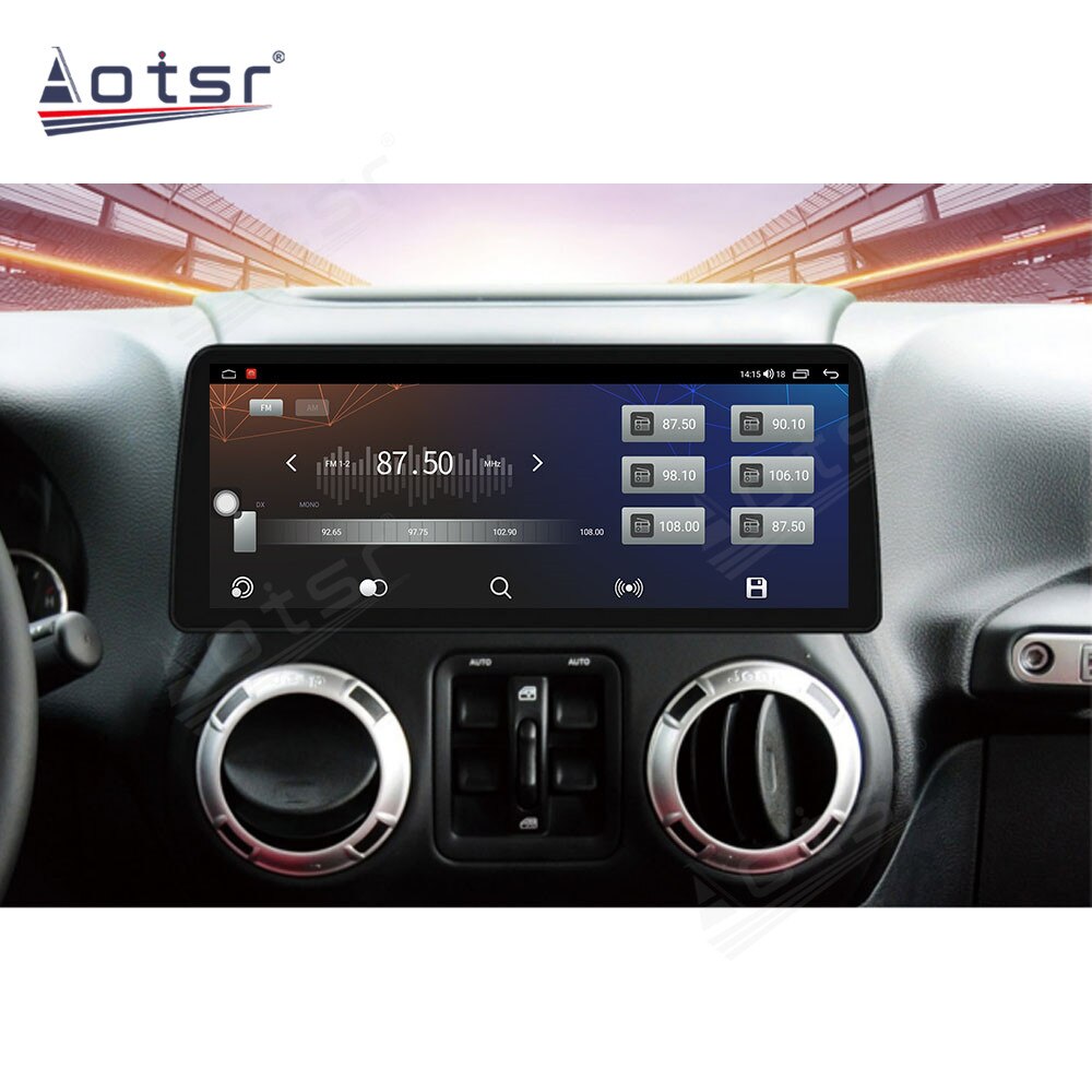 12.3'' 128G Android 10 For Jeep Wrangler 3 JK 2010 - 2018 Car Auto Radio Multimedia Video Player Navigation Stereo GPS HeadUnit-Aotsr official website