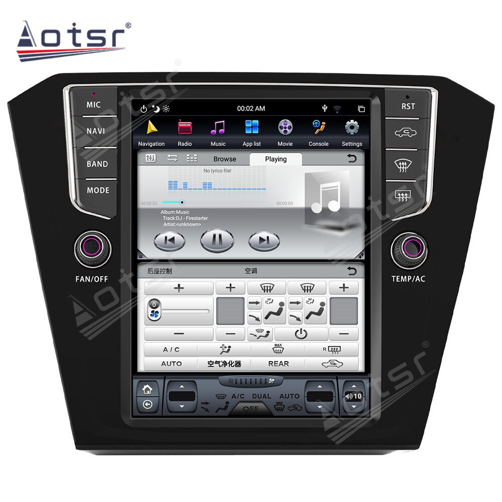 For Volkswagen VW Magotan 2014 2015 - 2017 Android Radio Multimedia Car Cassette Recorder Stereo Player Tesla GPS Navi Head Unit-Aotsr official website