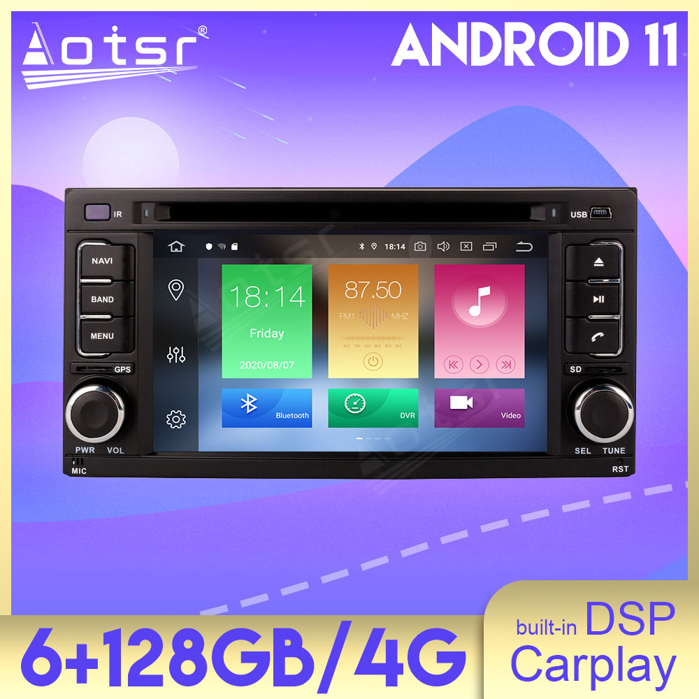 Android 11 Auto Stereo 6+128GB DSP Carplay GPS Navigation For Subaru Forester Impreza 2008-2013 Multimedia Car Radio Player Head Unit
