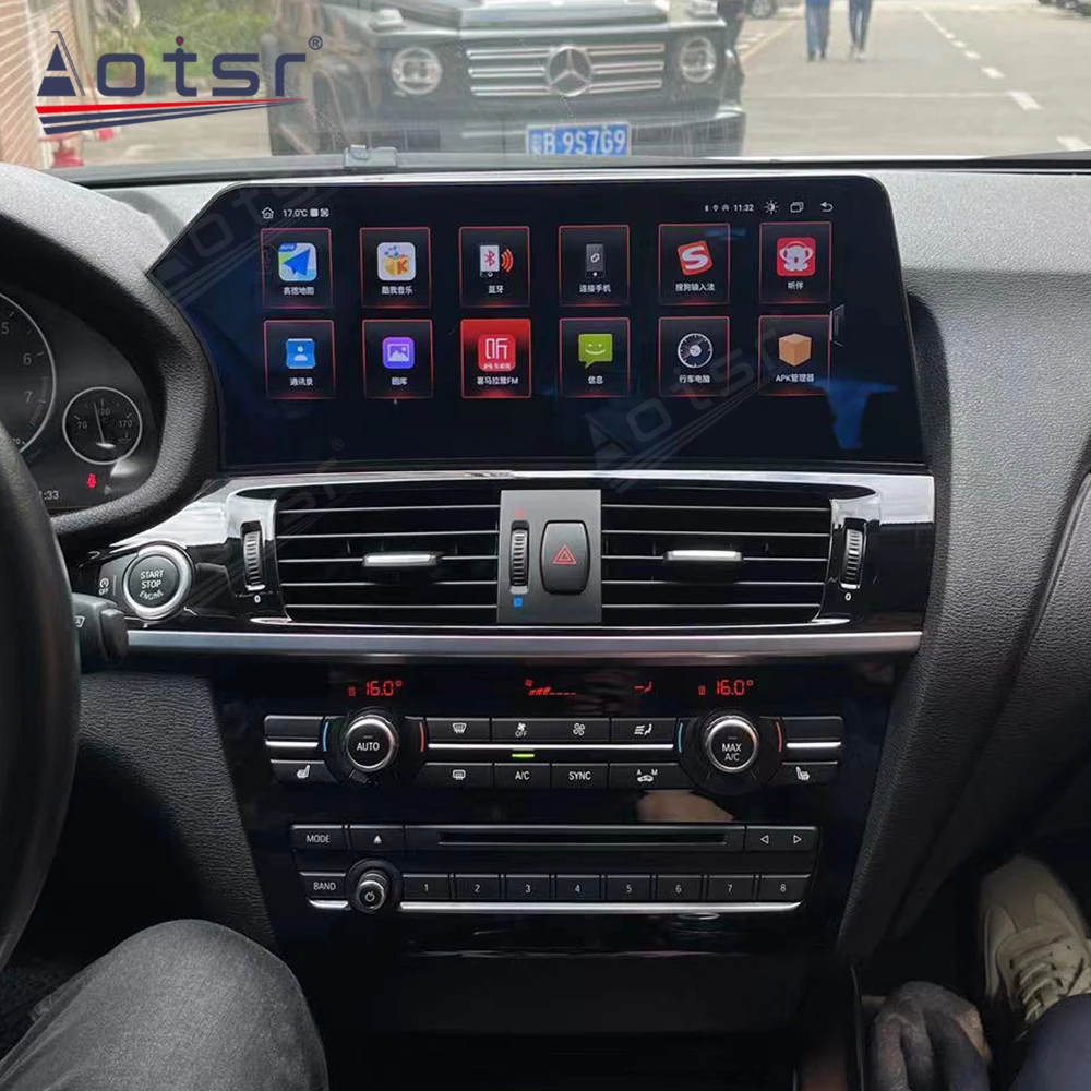 12.3 Blade Screen For BMW X3 X4 F25 F26 2011-2017 CIC NBT Android 11 Car Radio GPS Navi Multimedia Player Head Unit