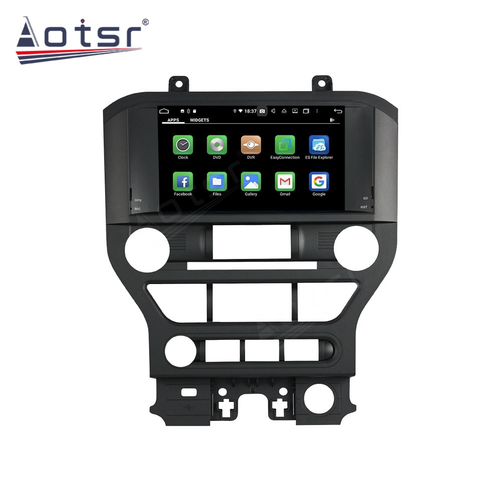 4G 128GB Carplay Android Radio GPS NavigatioN For Mustang 2015 2016 2017 2018 Car Multimedia DVD Video Audio Stereo Unit Screen-Aotsr official website