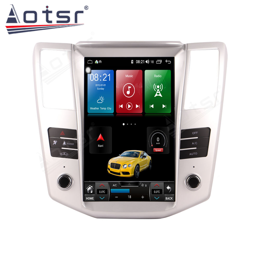 Android 11.0 multimedia player with GPS navigation stereo main unit DSP Carplay 6GB + 128GB suitable for 08-14 Lexus RX330-Aotsr official website