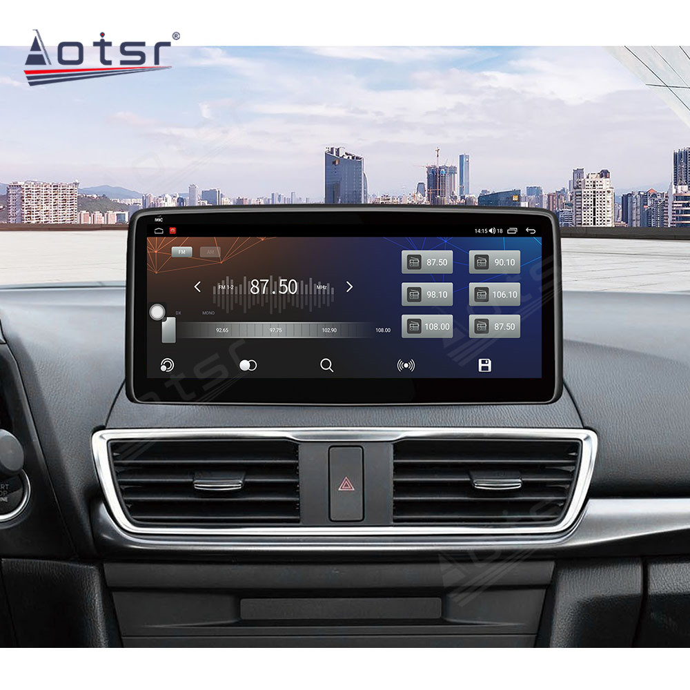 Android 10.0 multimedia player with GPS navigation stereo main unit DSP  6GB + 128GB suitable for Mazda3 anksila