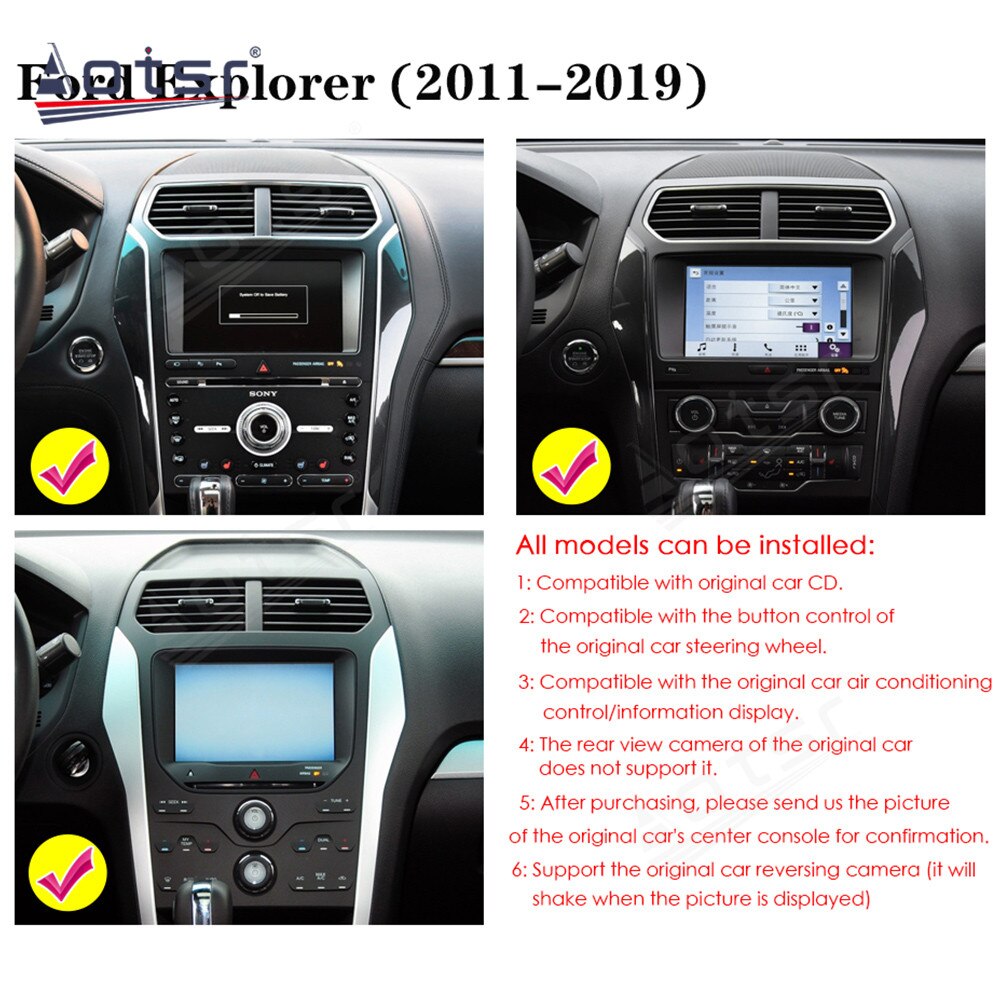 10" Android 11 Head Unit AutoRadio For Explorer 2011 - 2019 Car GPS Multimedia DVD Player 2 Din Stereo Audio GPS Navigtion Radio-Aotsr official website