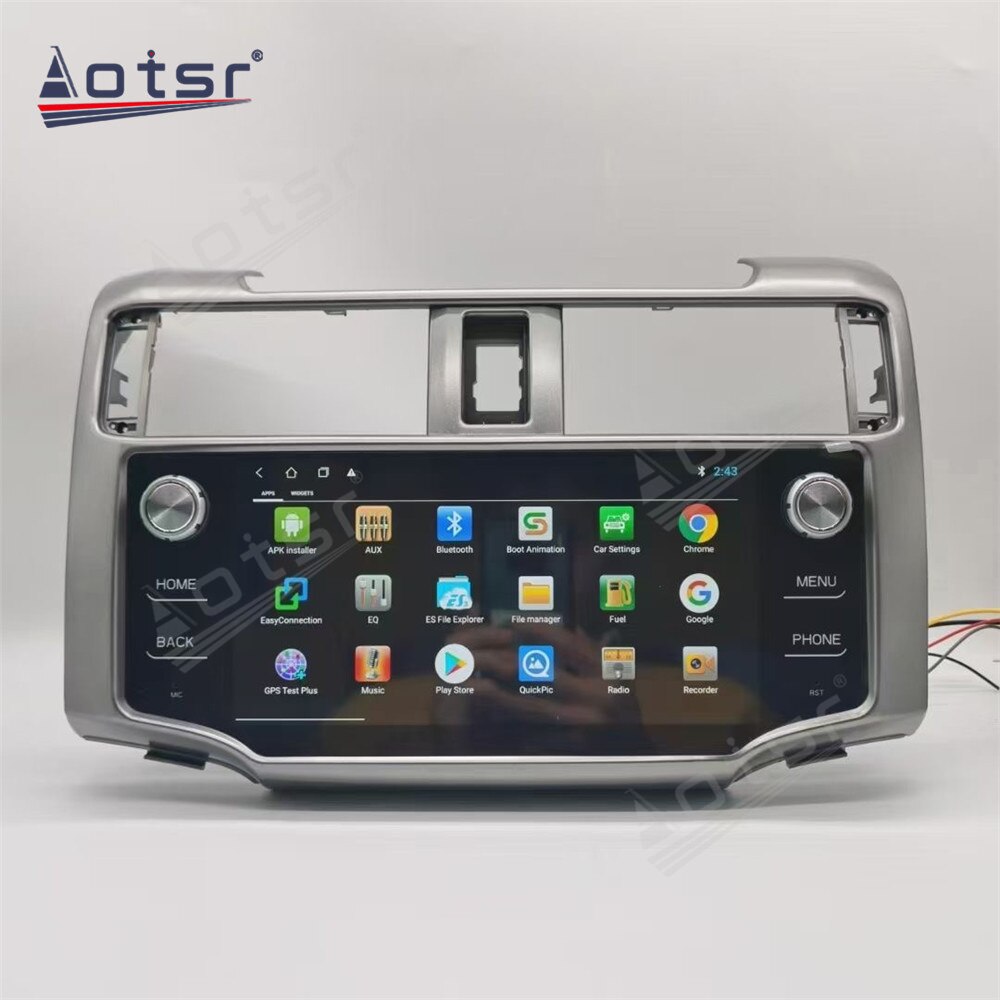 Car Radio For Toyota 4Runner Touch Screen Android Tesla Style Car GPS Navigation 64GB DVD Multimedia Player Head Unit Stereo HD-Aotsr official website