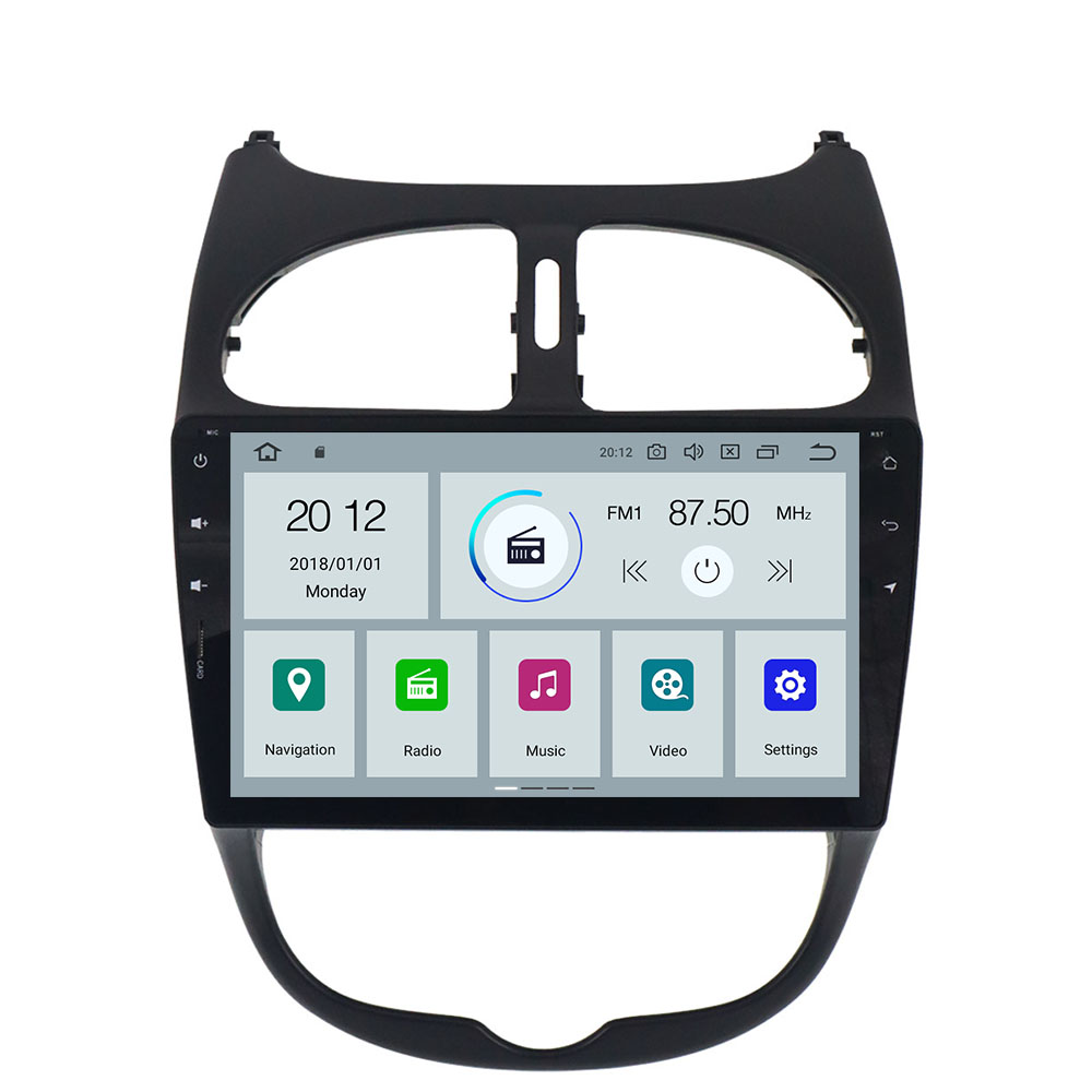 Android 11 Carplay For Peugeot 206 2000-2016 Radio Android Multimedia Car Radio PX6 Screen GPS Navigation Audio Head Unit HD-Aotsr official website