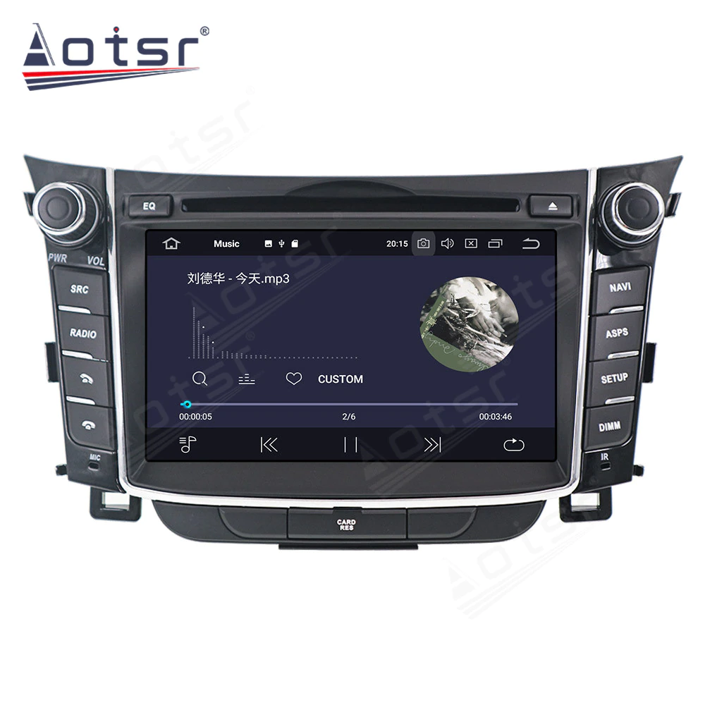 2DIN For Hyundai I30 Elantra GT 2010-2016 Android DVD CD Car Radio Multimedia Player Auto Stereo GPS Navigation Headunit carplay-Aotsr official website