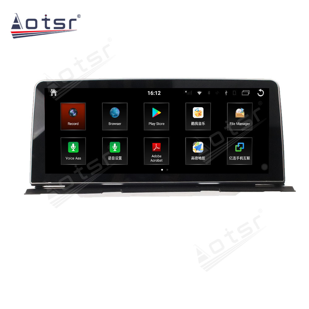 12.5 Android 11.0 8+128 Car GPS Navigation For BMW 6 Series 6GT F06/F12 Auto Stereo Headunit Multimedia Player Radio Tape Recor