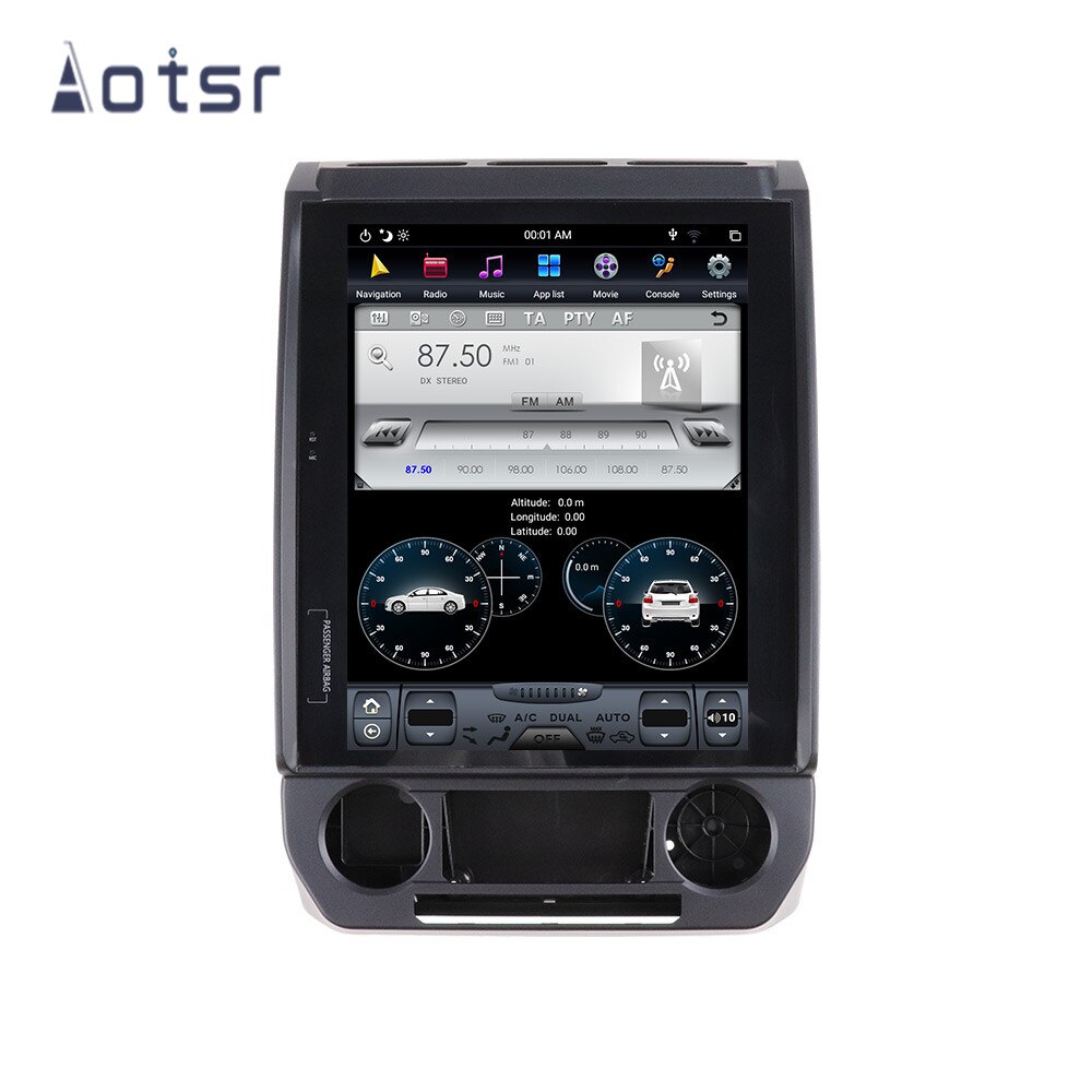 Android 9 Tesla style Car DVD Player GPS Navigation For Ford F150 2015-2019 Auto radio player multimedia tape recorder Head unit-Aotsr official website